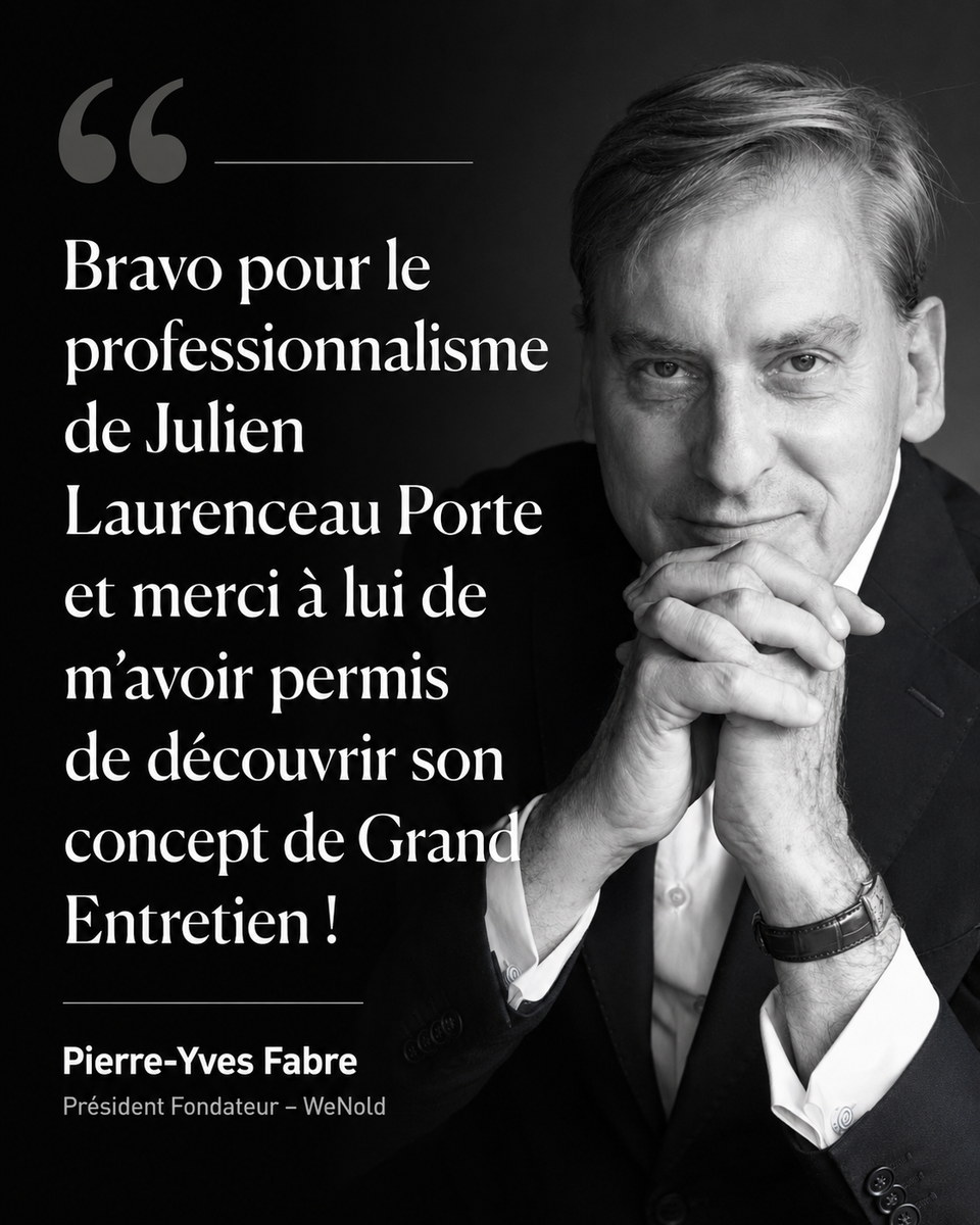 Avis de Pierre-Yves Fabre, président-fondateur de WeNold