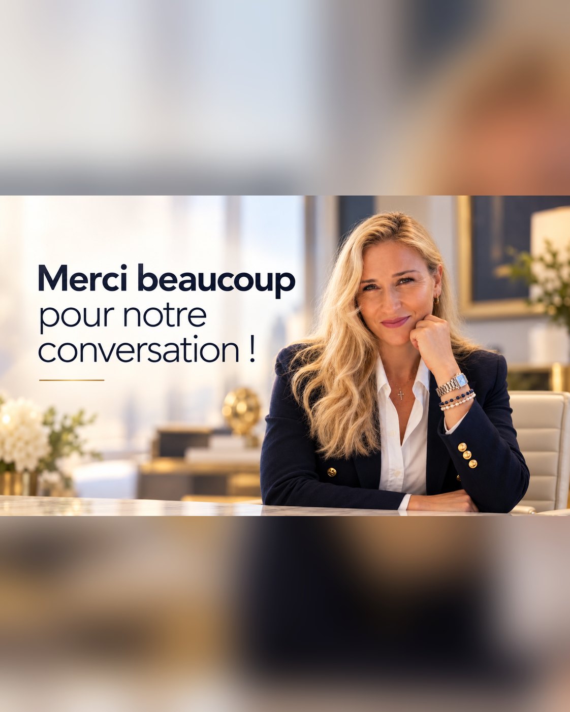 Avis de Sofia Shapatava, fondatrice de SoTi Management : « Merci beaucoup pour notre conversation ! »