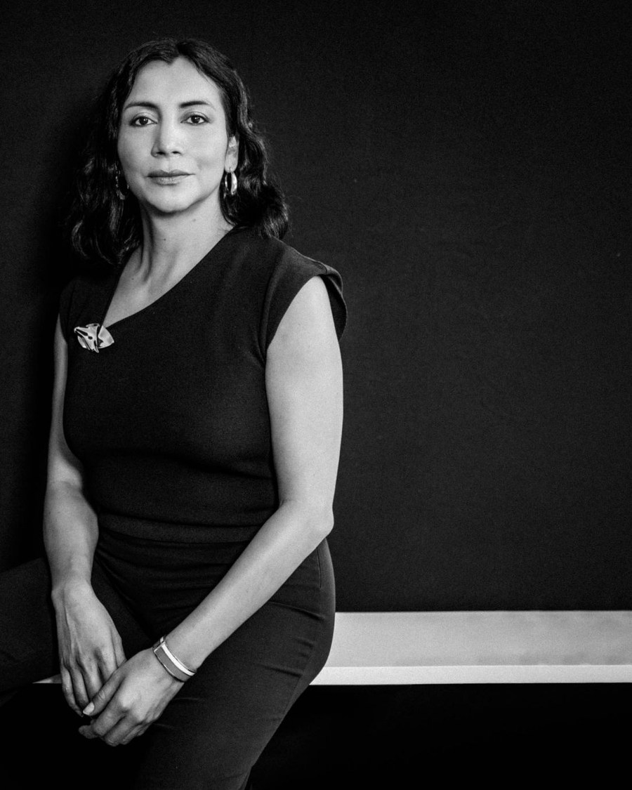 Portrait en noir et blanc d’Inès Duckit