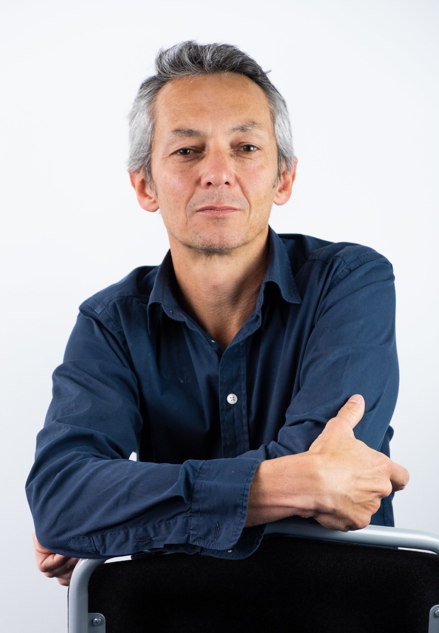 Studio portrait of Frédéric Hovart