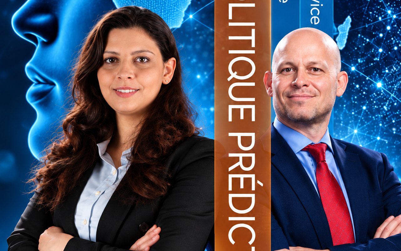 Imen Chaanbi et Mathieu Guidère, couverture du dossier Géopolitique prédictive