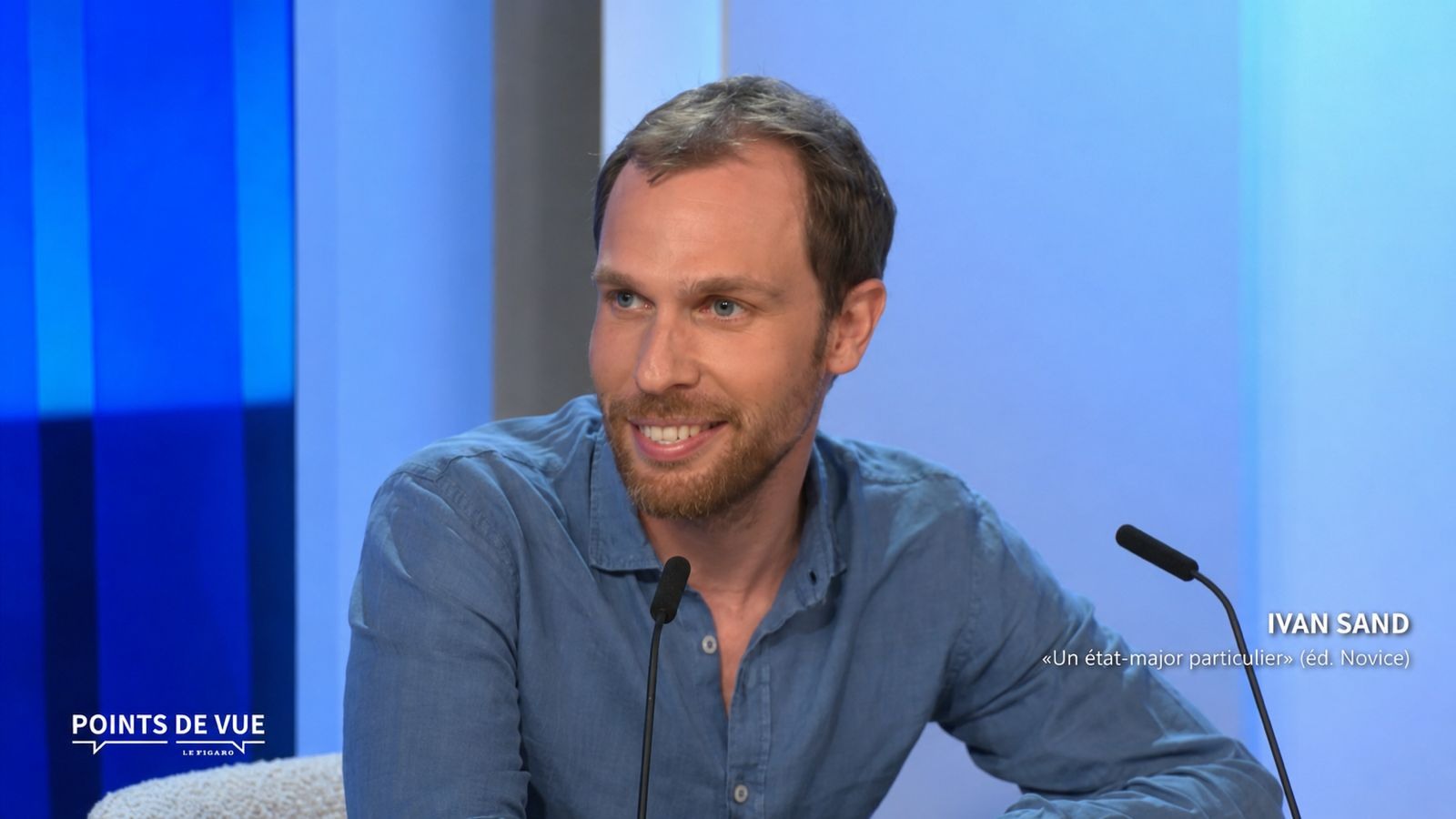 Ivan Sand appearing on Points de vue – Le Figaro