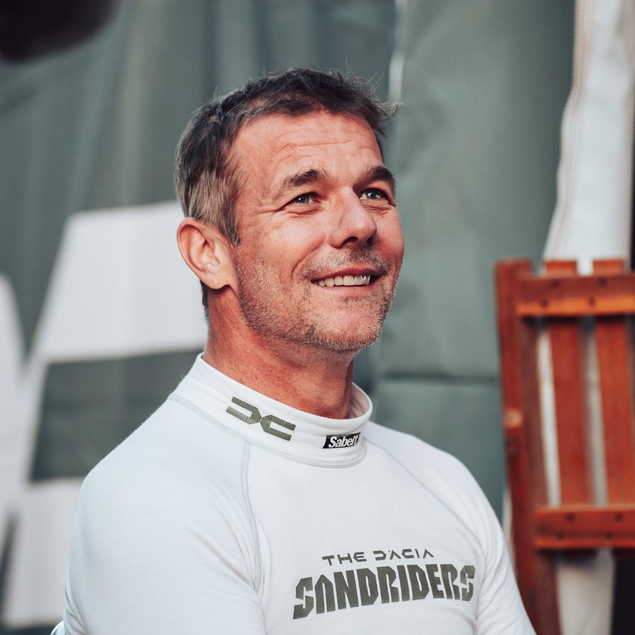 Portrait of Sébastien Loeb, smiling