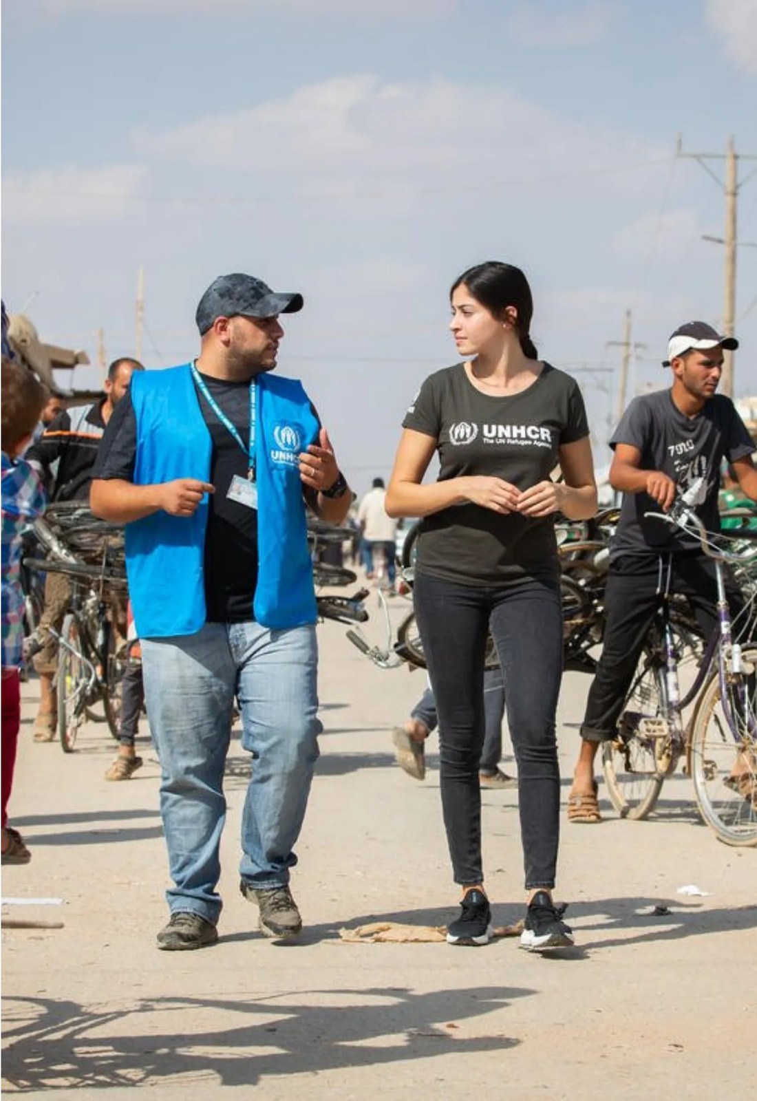 Yusra Mardini, gilet UNHCR