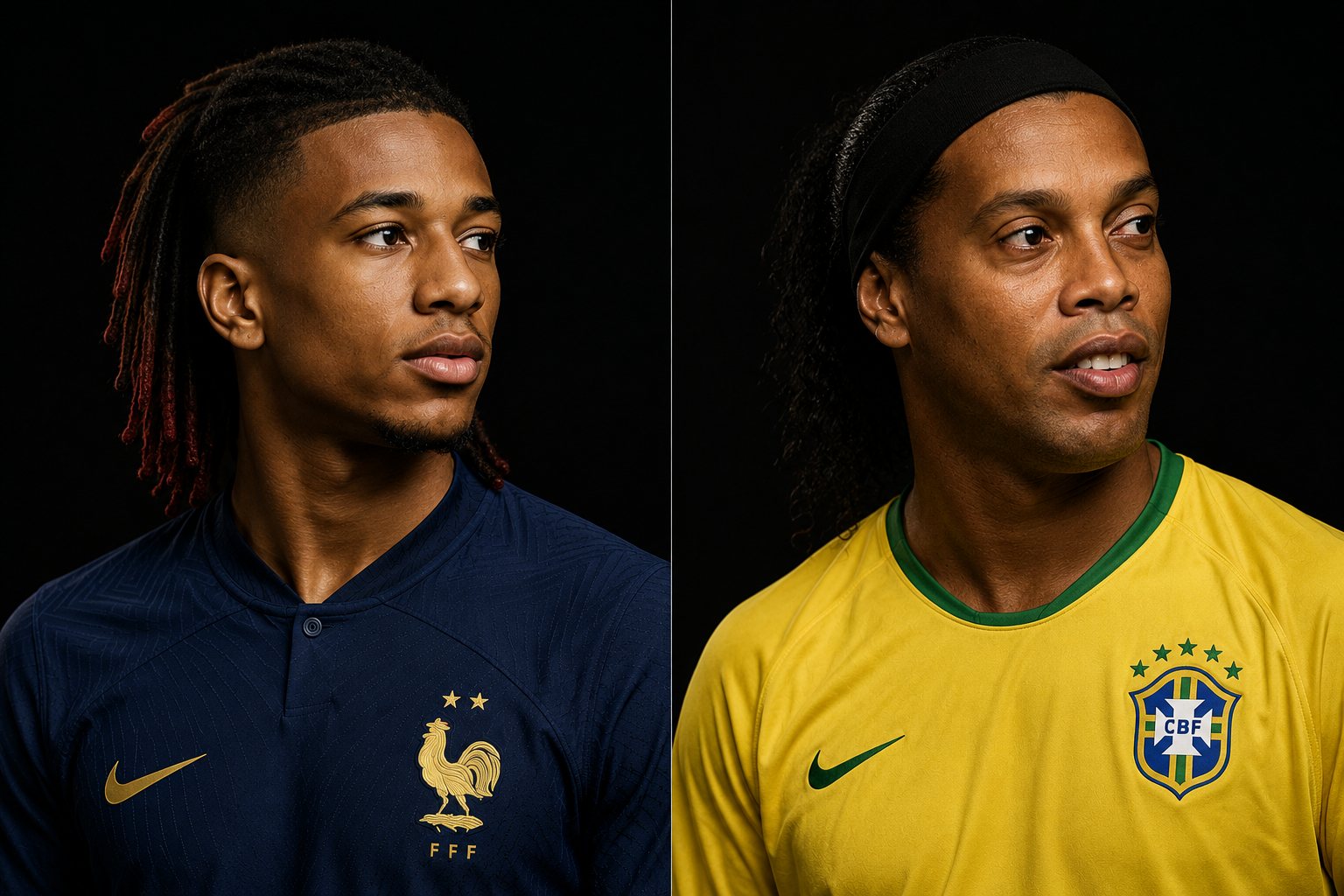 Michael Olise et Ronaldinho, deux aimants à défenseurs