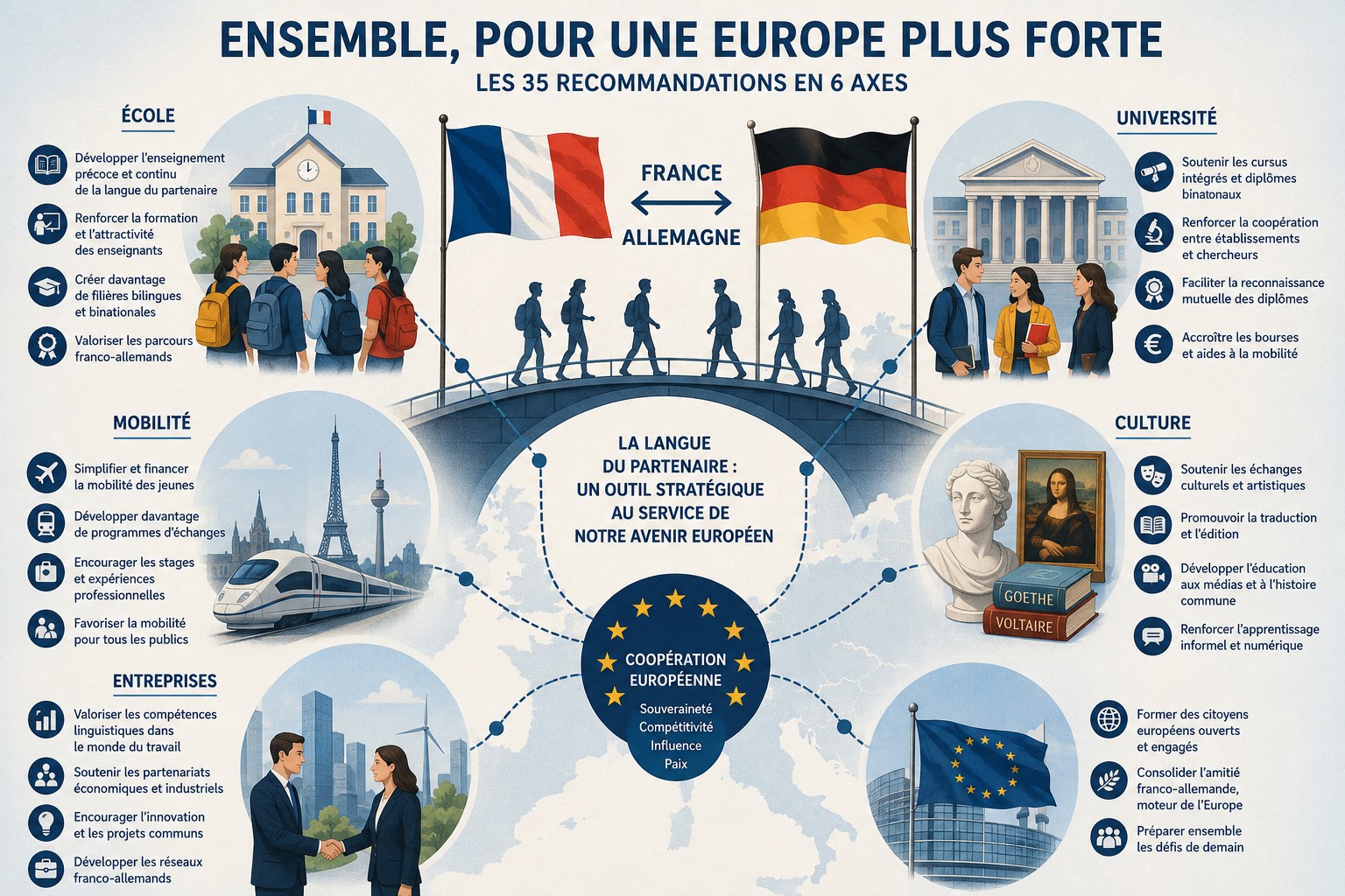 Coopération franco-allemande pour une Europe souveraine