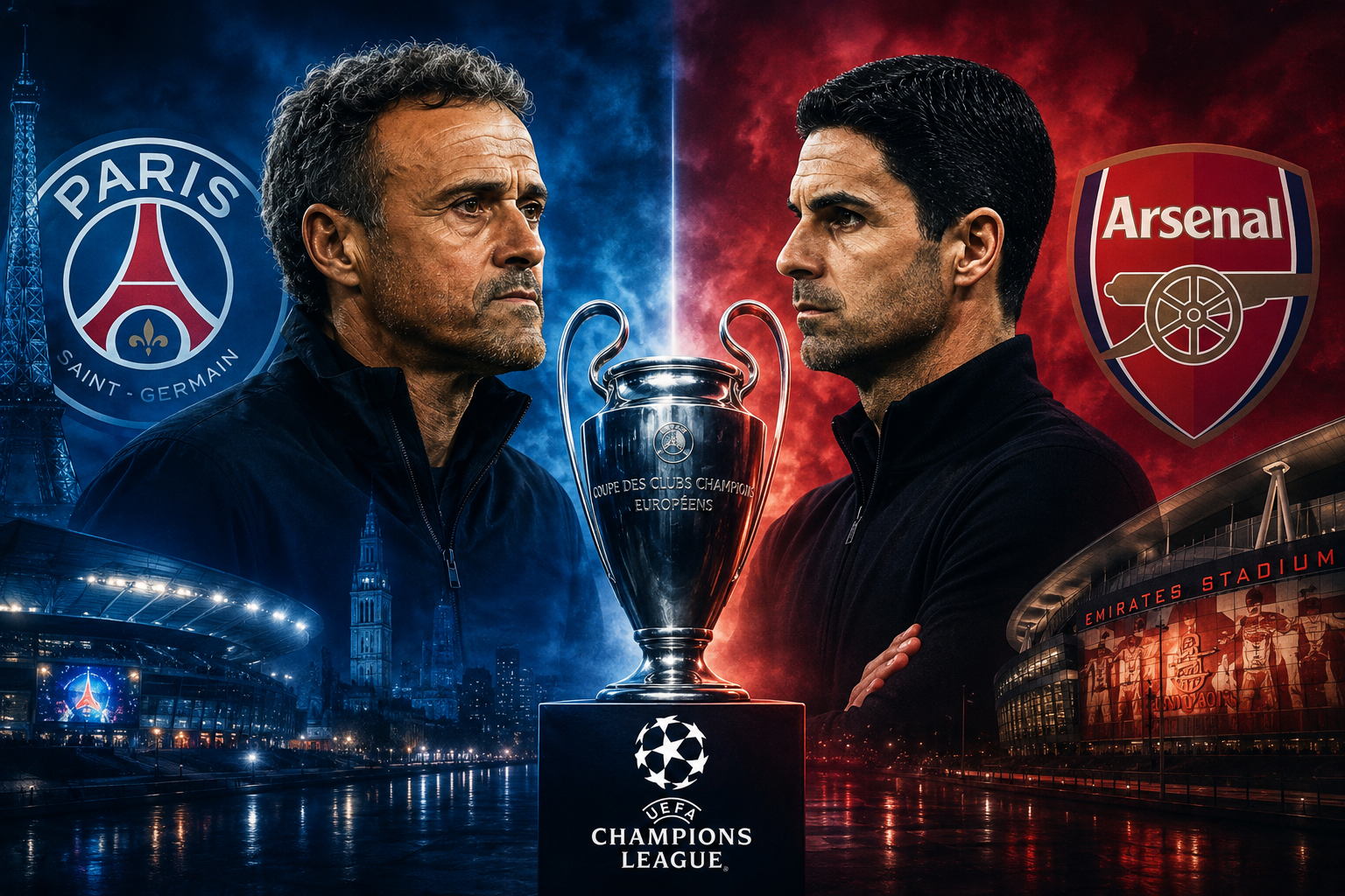 PSG Arsenal — deux milliards d'euros, deux trajectoires